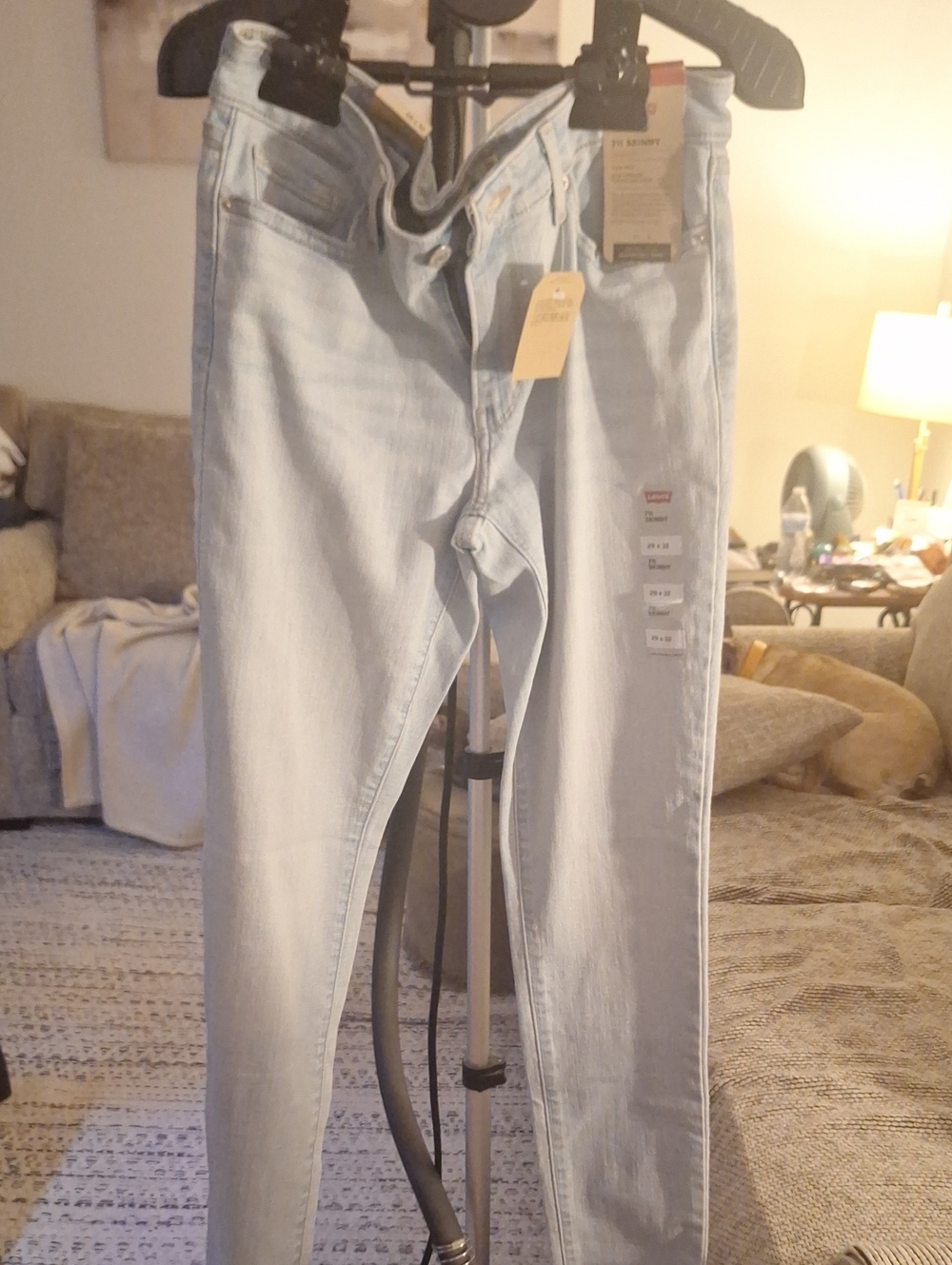 Light Wash Skinny Jeans - Slim Fit Women's Denim